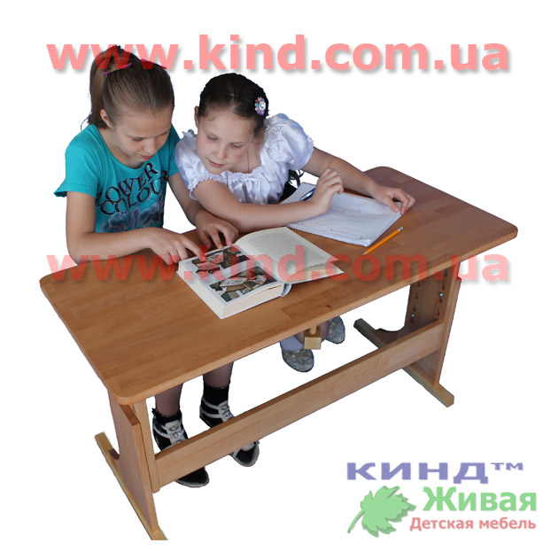 Детский двухместный стол