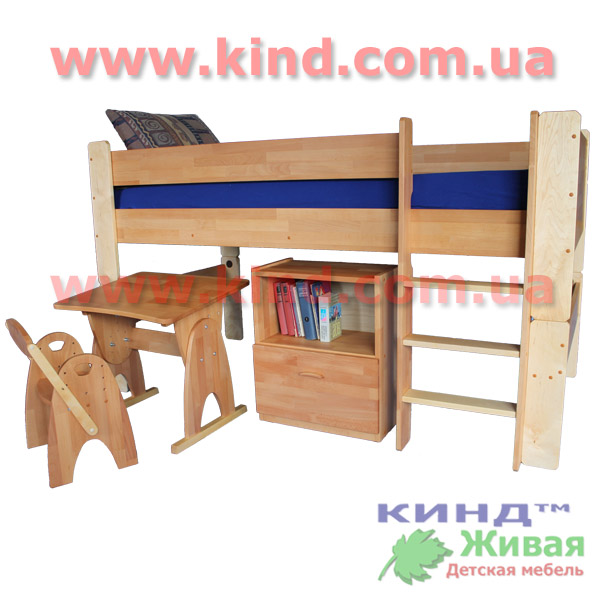 Детская деревянная мебель кровати