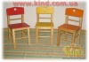 Детский стул 34см - Купить деревянный стульчик