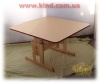 Стол для детского сада "юниор" 90х90см - Квадратный столик